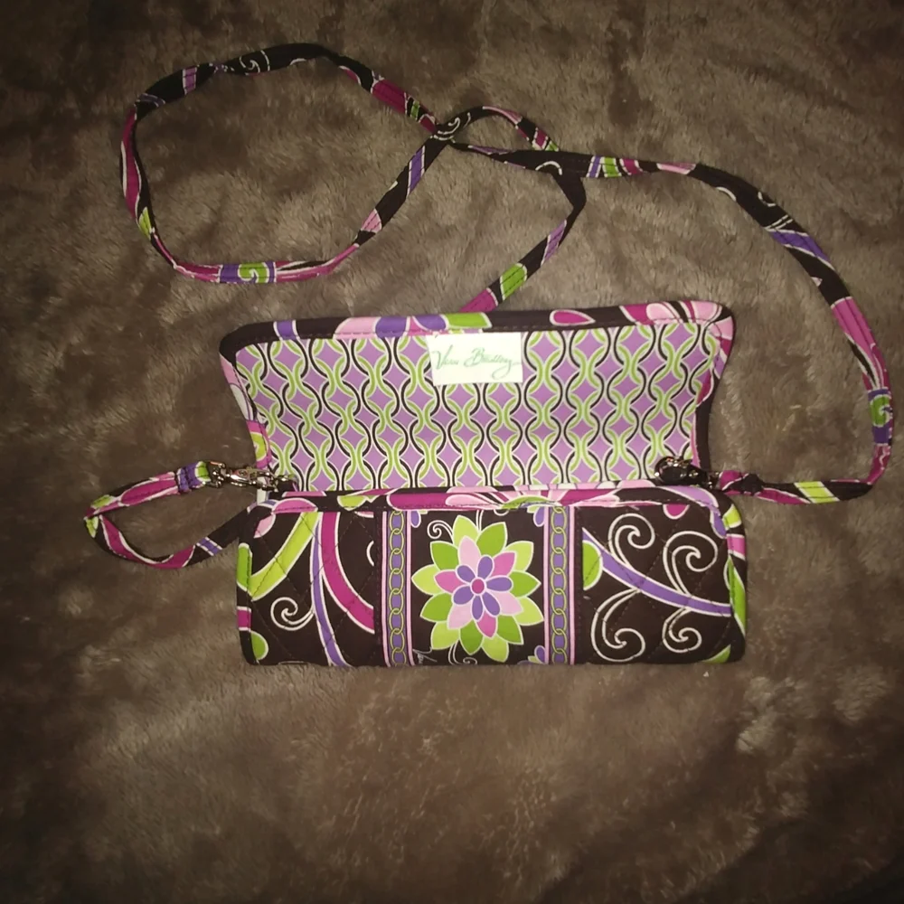 ππΏ EUC VERA BRADLEY CROSSBODY/WALLET - Picture 4 of 16